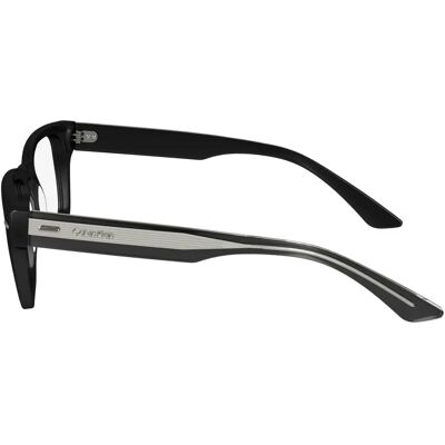 Calvin Klein CK24521 Nero - Montatura rettangolare da uomo Calvin Klein CK24521 Nero - Montatura rettangolare da uomo