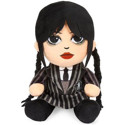 Kidrobot Wednesday Addams Plush - Embroidered, Polyester, 7.5 inches - Plush Toy Kidrobot Wednesday Addams Plush - Embroidered, Polyester, 7.5 inches - Plush Toy