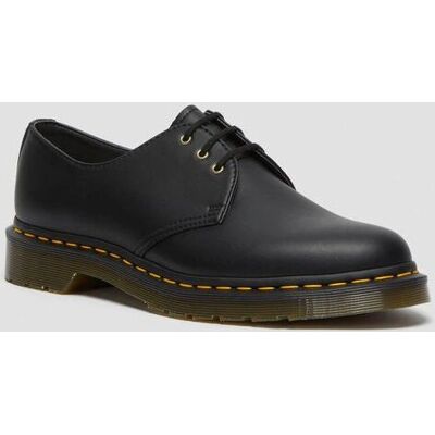 Dr. Martens 1461 Vegan - Noir lisse/couture jaune Dr. Martens 1461 Vegan - Noir lisse/couture jaune