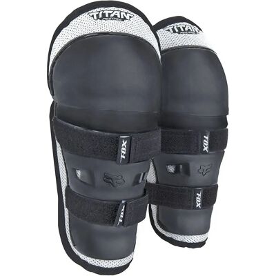 Fox Pee Wee Titan Knee Guard - Unisex Black - One Size Fox Pee Wee Titan Knee Guard - Unisex Black - One Size