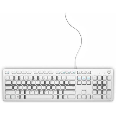 Dell KB216-tangentbord - Fullstort multimedia USB Vit Dell KB216-tangentbord - Fullstort multimedia USB Vit
