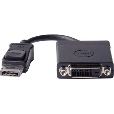 Dell DisplayPort zu DVI Single-Link Adapter - Video & Daten - Schwarz Dell DisplayPort zu DVI Single-Link Adapter - Video & Daten - Schwarz