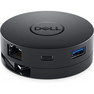 Dell DA300 USB-C mobiiliadapteri - 4K, monitoiminen Dell DA300 USB-C mobiiliadapteri - 4K, monitoiminen
