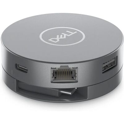 Adaptateur Multiport Dell DA305 - 6-en-1, Argent, HDMI, Ethernet - Publicité Adaptateur Multiport Dell DA305 - 6-en-1, Argent, HDMI, Ethernet - Publicité