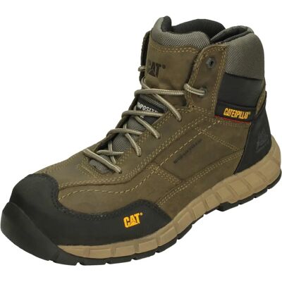 Caterpillar Mens Dark Gull Grey Composite Toe Safety Boots - Safety Boots Caterpillar Mens Dark Gull Grey Composite Toe Safety Boots - Safety Boots