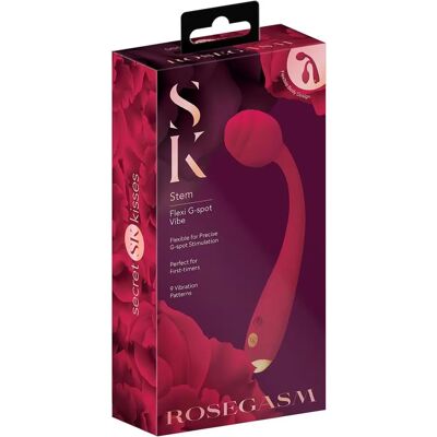 Secret Kisses Rosegasm Long Stem Vibrator - Vibrator Secret Kisses Rosegasm Long Stem Vibrator - Vibrator
