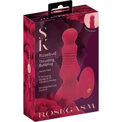 Secret Kisses Vibrador Anal - Rojo - Estimulador de Pared Secret Kisses Vibrador Anal - Rojo - Estimulador de Pared