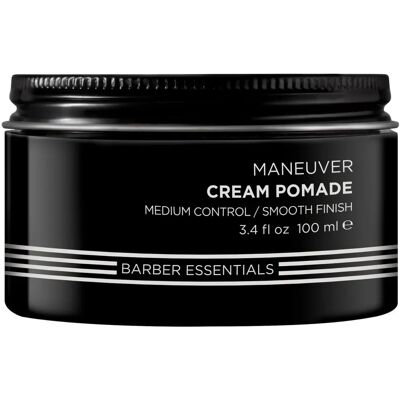 Redken Brews Maneuver Cream Pomade - Mittlerer Halt - Glattes Finish - 100ml Redken Brews Maneuver Cream Pomade - Mittlerer Halt - Glattes Finish - 100ml