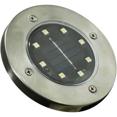eZsolar 2 pièces spots solaires ronds en acier inoxydable - Éclairage extérieur - Publicité eZsolar 2 pièces spots solaires ronds en acier inoxydable - Éclairage extérieur - Publicité
