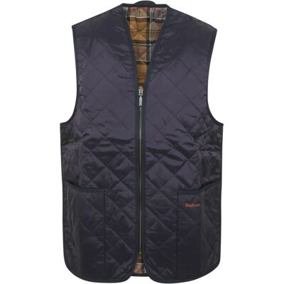 Barbour Model MLI0001 - Quillowvest med zip-in for - Marine Barbour Model MLI0001 - Quillowvest med zip-in for - Marine
