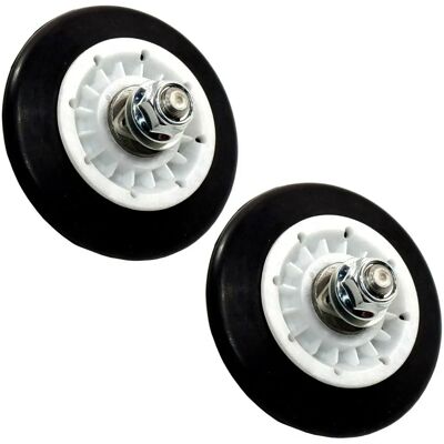 Hqrp Drum Support Roller - Compatible with LG 4581el2002a/c - 2/4 Pack Hqrp Drum Support Roller - Compatible with LG 4581el2002a/c - 2/4 Pack
