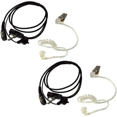 Hqrp Set - 2pcs External Ear Loop Hands Free for Cobra Radios Hqrp Set - 2pcs External Ear Loop Hands Free for Cobra Radios