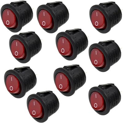 Hqrp 10-Pack Power Switch - Power Switch for Hoover Vac Hqrp 10-Pack Power Switch - Power Switch for Hoover Vac