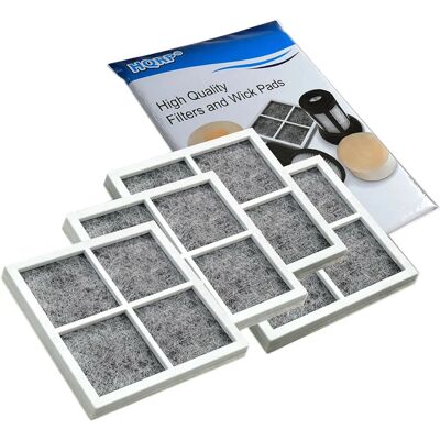 Hqrp 4-Pack Fresh Air Filter - Refrigerator Filter for LG LFX LMX Ls Series Hqrp 4-Pack Fresh Air Filter - Refrigerator Filter for LG LFX LMX Ls Series