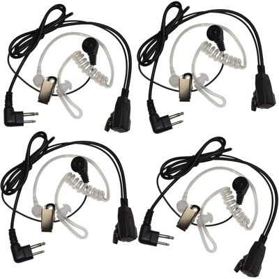 Motorola Hands-Free Earpiece - 2-pin Push-To-Talk Microphone - 4 Pack Motorola Hands-Free Earpiece - 2-pin Push-To-Talk Microphone - 4 Pack