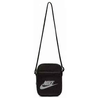 Nike Heritage Olkalaukku (BA5871) - musta/musta/valkoinen Nike Heritage Olkalaukku (BA5871) - musta/musta/valkoinen