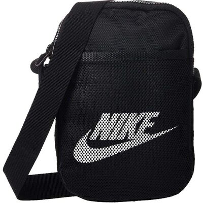 Nike Heritage Διαγώνια Τσάντα (BA5871) - μαύρη/μαύρη/άσπρη Nike Heritage Διαγώνια Τσάντα (BA5871) - μαύρη/μαύρη/άσπρη