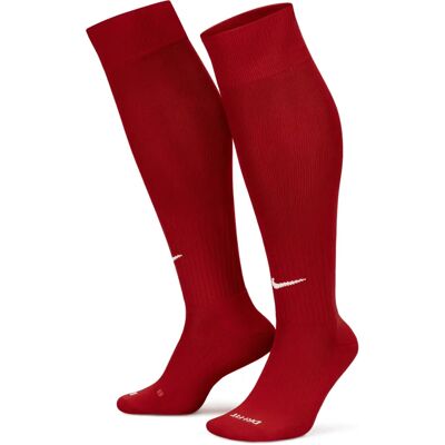 Meias de futebol Nike Vermelho/Branco - Academy, Clássico S Meias de futebol Nike Vermelho/Branco - Academy, Clássico S