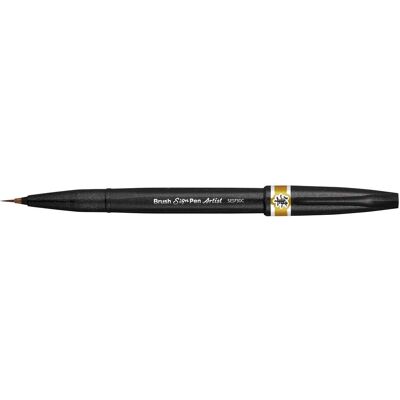 Stylo Pinceau Artist Pentel - Pointe Fine - Calligraphie - Publicité Stylo Pinceau Artist Pentel - Pointe Fine - Calligraphie - Publicité