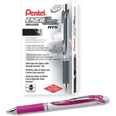 Pentel BL77 Magenta Zselés Toll - 0,7mm - 12 darab Pentel BL77 Magenta Zselés Toll - 0,7mm - 12 darab