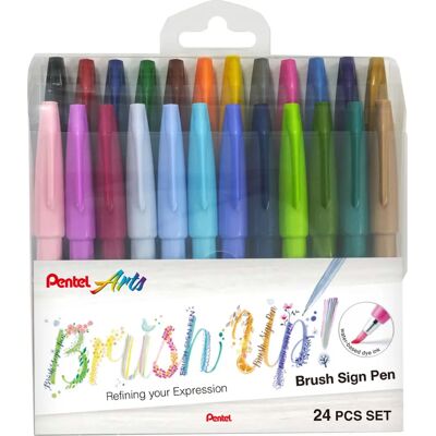 Pentel - SES15C-24ST1 - Assorted colours - Felt Pen Pentel - SES15C-24ST1 - Assorted colours - Felt Pen