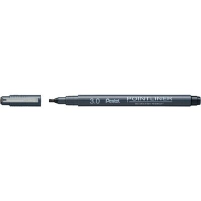 Pentel S20P-C30A Fekete Finel - Toll Pentel S20P-C30A Fekete Finel - Toll