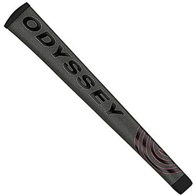 Odyssey Jumbo Golf Putter Grip - Grey/Black/Charcoal - Golf Putter Grip Odyssey Jumbo Golf Putter Grip - Grey/Black/Charcoal - Golf Putter Grip