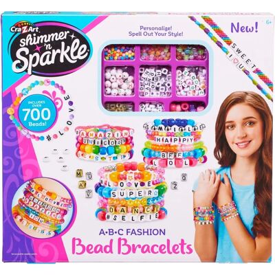 Cra-Z-Art Shimmer 'N Sparkle ABC Fashion Bead Bracelet Making Set - Jewelry Kit for Kids Cra-Z-Art Shimmer 'N Sparkle ABC Fashion Bead Bracelet Making Set - Jewelry Kit for Kids