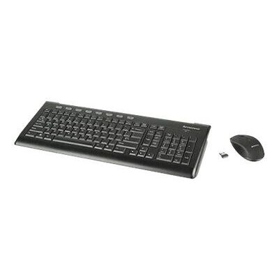 Lenovo - Ultraslim Wireless Keyboard & Mouse - Nera - Tastiera e mouse Lenovo - Ultraslim Wireless Keyboard & Mouse - Nera - Tastiera e mouse