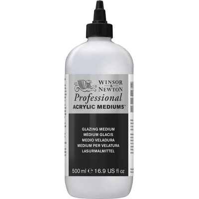 Médium de glacis acrylique professionnel Winsor & Newton - 500ml Médium de glacis acrylique professionnel Winsor & Newton - 500ml