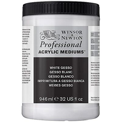Gesso Acrylique Professionnel Winsor & Newton - Blanc - Gesso Acrylique Gesso Acrylique Professionnel Winsor & Newton - Blanc - Gesso Acrylique