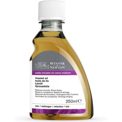 Winsor & Newton Olio di Lino Idrosolubile - 250ml - Medium per colori ad olio Winsor & Newton Olio di Lino Idrosolubile - 250ml - Medium per colori ad olio