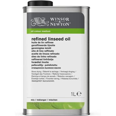 Huile de Lin Raffinée Winsor & Newton - 1000ml - Médium pour peinture à l'huile - Publicité Huile de Lin Raffinée Winsor & Newton - 1000ml - Médium pour peinture à l'huile - Publicité