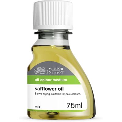 Winsor & Newton Safflorolja 75ml - Olje medium för oljemålning Winsor & Newton Safflorolja 75ml - Olje medium för oljemålning