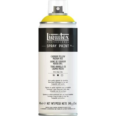 Liquitex Cad Yellow Medium Hue Spray Paint - Spray Paint - Publicité Liquitex Cad Yellow Medium Hue Spray Paint - Spray Paint - Publicité