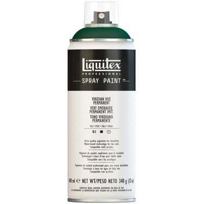 Liquitex Couleur Viridian Hue en spray - Peintures en aérosol - 400ml Série 1 - Publicité Liquitex Couleur Viridian Hue en spray - Peintures en aérosol - 400ml Série 1 - Publicité
