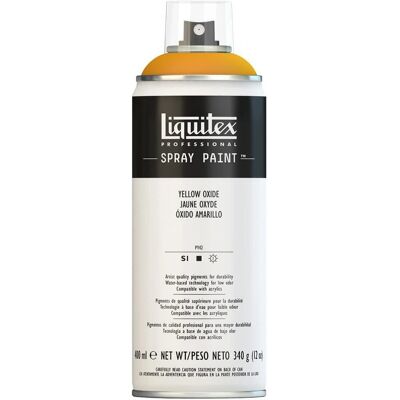 Liquitex Yellow Oxide Spray Paint 400ml - Spray Paints Liquitex Yellow Oxide Spray Paint 400ml - Spray Paints