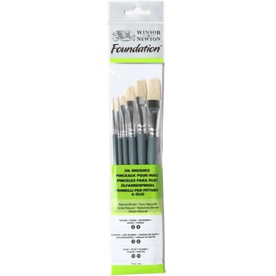 Winsor & Newton 5295025 Kurzgriff Öl Pinselset - Malpinsel Set Winsor & Newton 5295025 Kurzgriff Öl Pinselset - Malpinsel Set