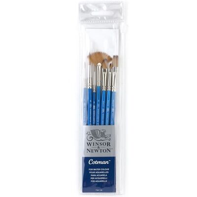 Winsor & Newton Cotman 7pc Watercolor Brush Set Winsor & Newton Cotman 7pc Watercolor Brush Set