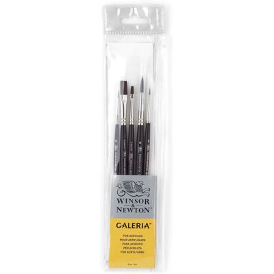 Set di Pennelli Acrilici Galeria di Winsor & Newton - Set di Pennelli per Acrilico Set di Pennelli Acrilici Galeria di Winsor & Newton - Set di Pennelli per Acrilico