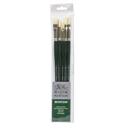 Set di pennelli Winton a manico lungo - Winsor & Newton Set di pennelli Winton a manico lungo - Winsor & Newton