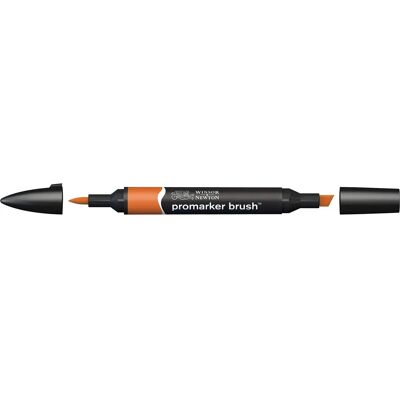 Promarker Pinceau Winsor & Newton - Brun Selle - Marqueur - Publicité Promarker Pinceau Winsor & Newton - Brun Selle - Marqueur - Publicité