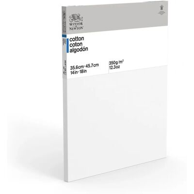 Winsor & Newton Classic Cotton Canvas - 14x18 Inches - High-Quality, Hand Stretched Winsor & Newton Classic Cotton Canvas - 14x18 Inches - High-Quality, Hand Stretched