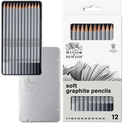 Winsor & Newton Studio Graphitstifte - 12er Set Winsor & Newton Studio Graphitstifte - 12er Set