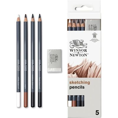 Winsor & Newton Studio Collection Skizzierstifte - 5er Set Winsor & Newton Studio Collection Skizzierstifte - 5er Set