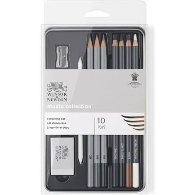 Winsor & Newton Studio Künstlerbleistifte - 10er Set Winsor & Newton Studio Künstlerbleistifte - 10er Set