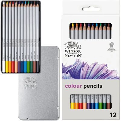 Winsor & Newton Studio Colour Pencils - 12 pcs Winsor & Newton Studio Colour Pencils - 12 pcs