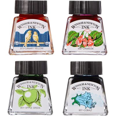Winsor & Newton Zeichentinte - Leuchtende Farbkollektion Winsor & Newton Zeichentinte - Leuchtende Farbkollektion