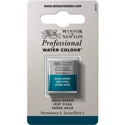 Winsor & Newton Aquarelle Professionnelle Moyenne - Vert Aqua - Peintures à l'eau Winsor & Newton Aquarelle Professionnelle Moyenne - Vert Aqua - Peintures à l'eau