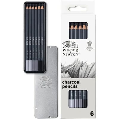 Ensemble de Charcoal Studio Winsor & Newton - 6 Crayons Assortis Ensemble de Charcoal Studio Winsor & Newton - 6 Crayons Assortis